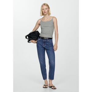 MNG Denim Mom Comfort Ankle Jean High Waist Size 40